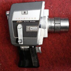 Keystone reflex movie camera 8mm auto zoom
